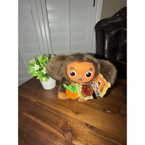 Vintage Cheburashka Plush with Rubber Face Russian Cartoon RARE HTF
